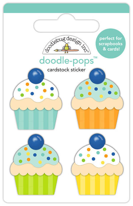 Doodlebug Design Balloons & Banners - Sweet Cakes Doodle Pops
