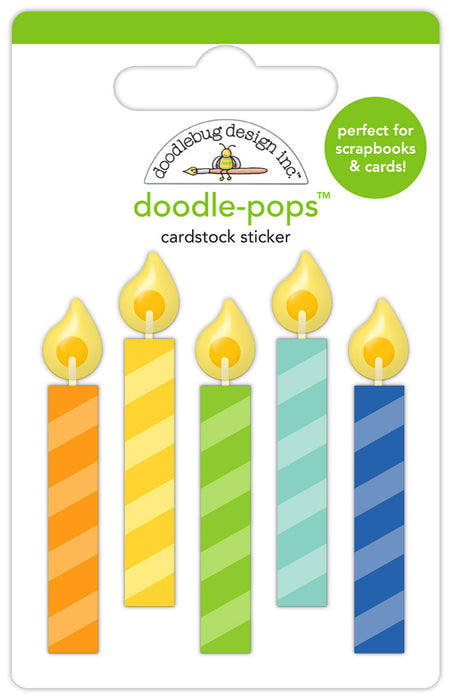 Doodlebug Design Balloons & Banners - Make A Wish Doodle Pops