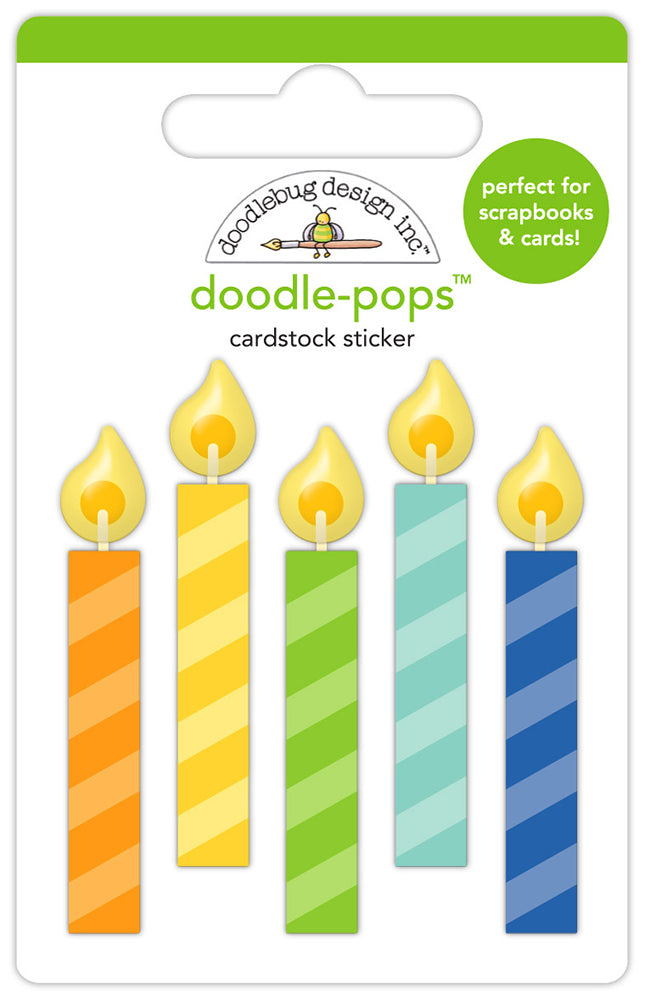 Doodlebug Design Balloons & Banners - Make A Wish Doodle Pops