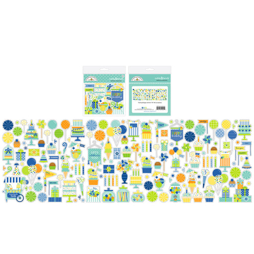 Doodlebug Design Balloons & Banners - Odds & Ends Die Cuts