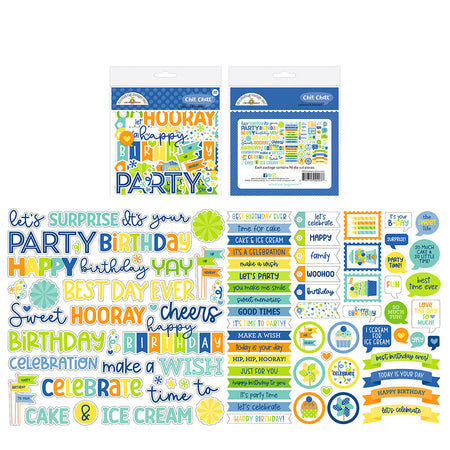 Doodlebug Design Balloons & Banners - Chit Chat Die Cuts