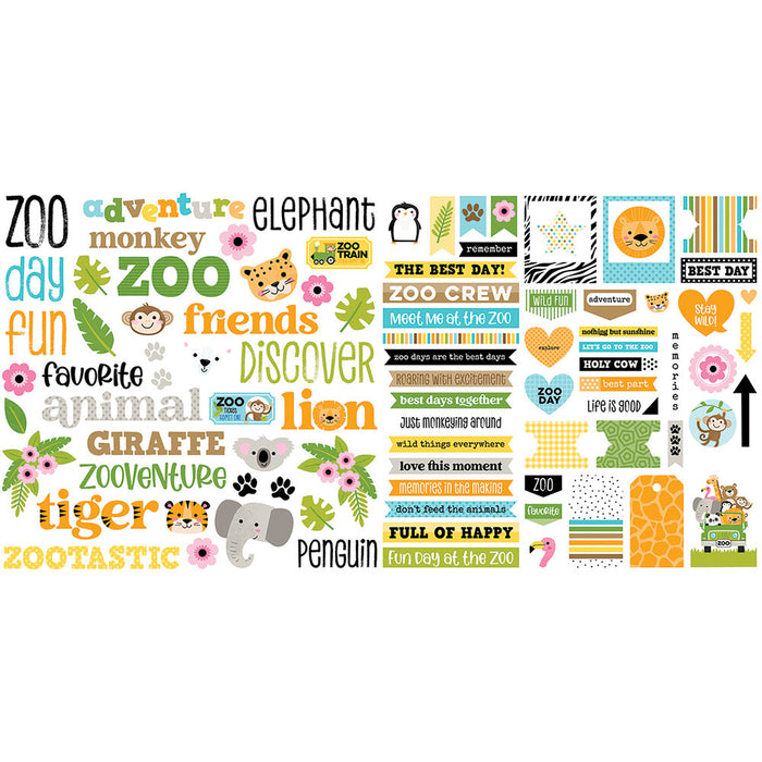 Bella Blvd Zoo Day - Ephemera Words
