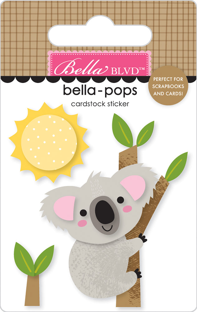 Bella Blvd Zoo Day - Cozy Koala Bella-Pops 3D Sticker