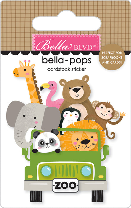 Bella Blvd Zoo Day - Zoo Crew Bella-Pops 3D Sticker
