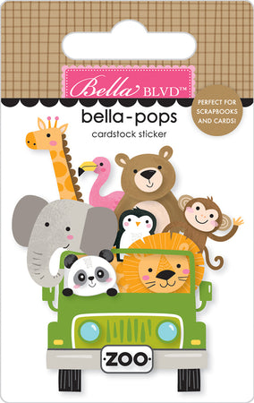 Bella Blvd Zoo Day - Zoo Crew Bella-Pops 3D Sticker