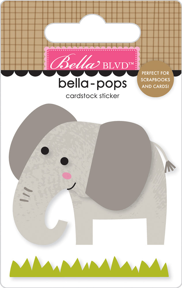 Bella Blvd Zoo Day - Gentle Giant Bella-Pops 3D Sticker