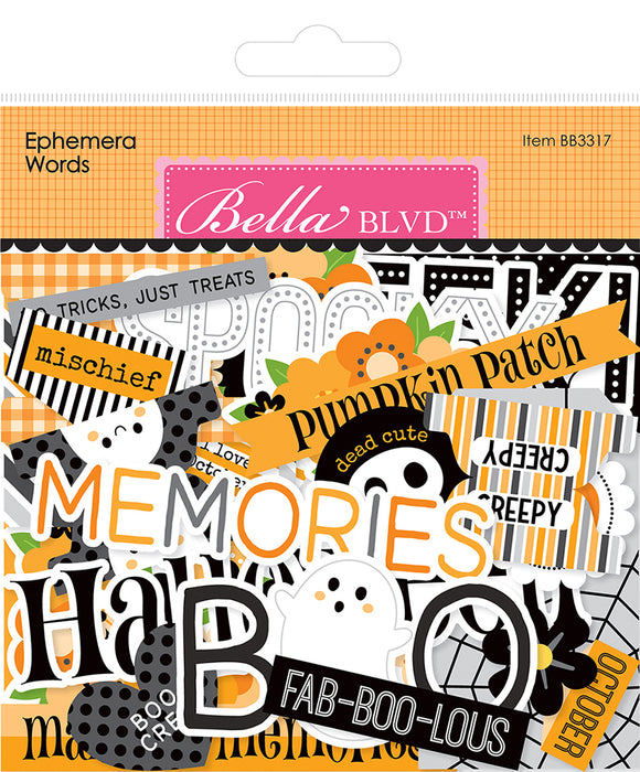 Bella Blvd Boo To You - Ephemera Words