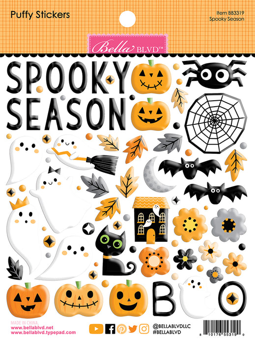 Bella Blvd Boo To You - Spooky Season Puffy Stickers