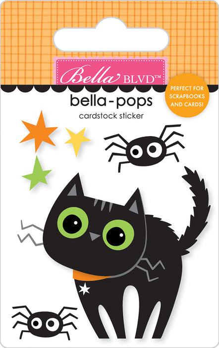 Bella Blvd Boo To You - Spooky Kitty Bella-Pops 3D Sticker
