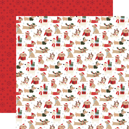 Echo Park Here Comes Santa Paws - Puppies And Presents