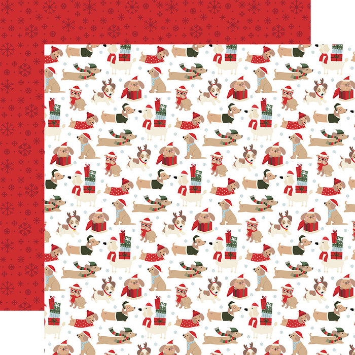 Echo Park Here Comes Santa Paws - Puppies And Presents