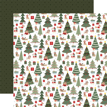 Echo Park Here Comes Santa Paws - Christmas Trees