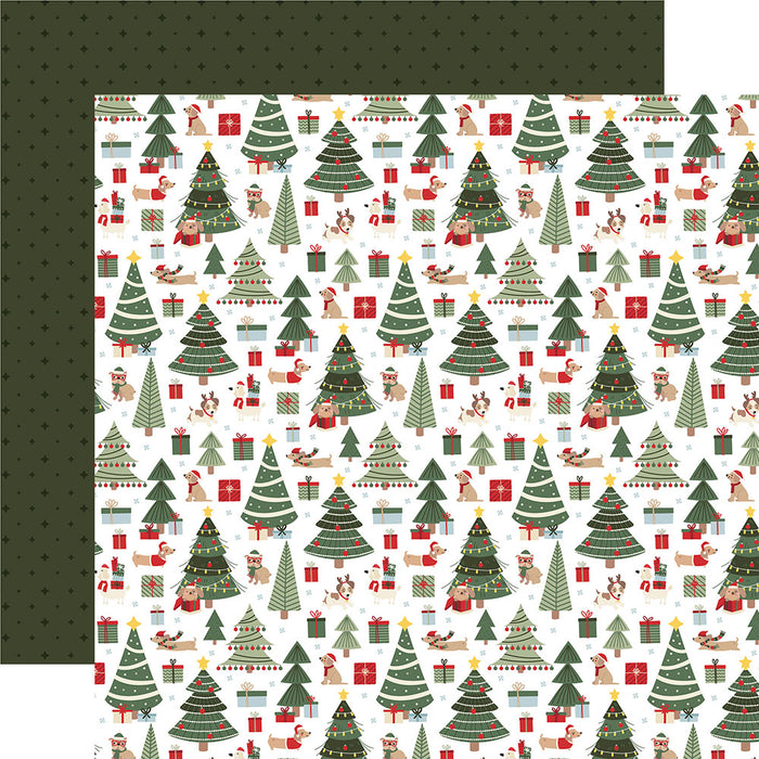 Echo Park Here Comes Santa Paws - Christmas Trees