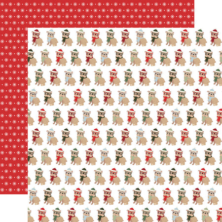 Echo Park Here Comes Santa Paws - Bundled Up Pups