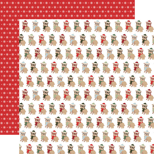 Echo Park Here Comes Santa Paws - Bundled Up Pups