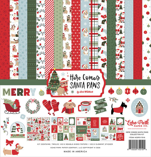 Echo Park Here Comes Santa Paws - Collection Kit