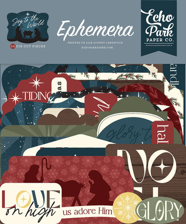 Echo Park Joy To The World - Ephemera Icons