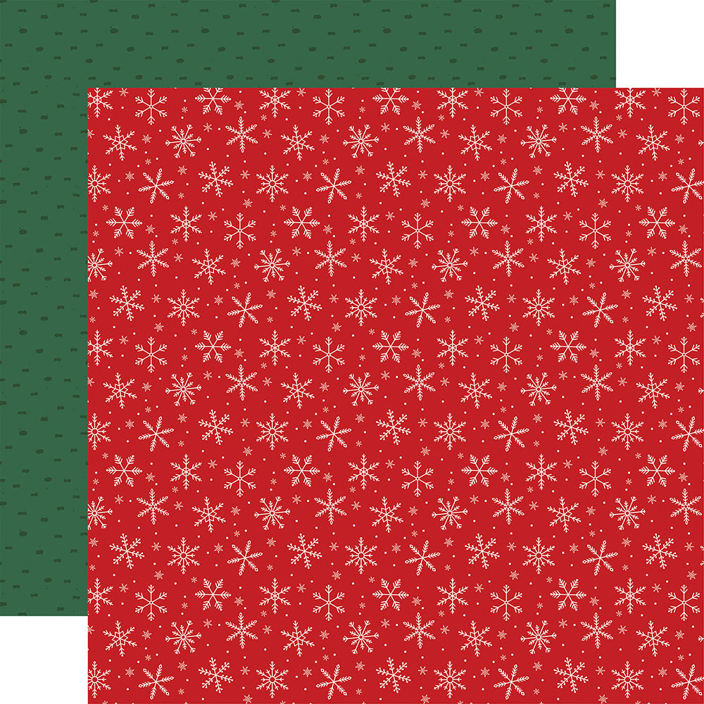 Echo Park Mouse And Me Christmas - Sweet Snowflakes