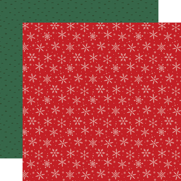 Echo Park Mouse And Me Christmas - Sweet Snowflakes