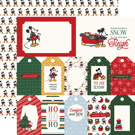 Echo Park Mouse And Me Christmas - Multi Journaling Cards