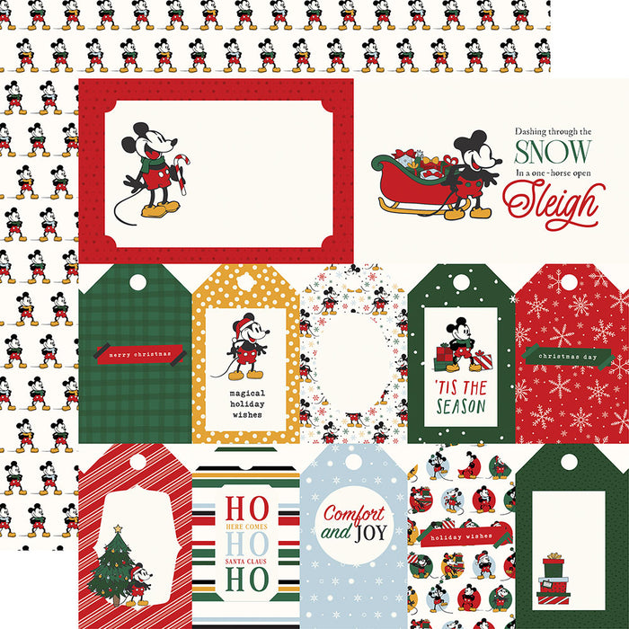Echo Park Mouse And Me Christmas - Multi Journaling Cards