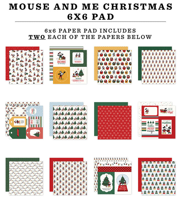 Echo Park Mouse And Me Christmas - 6x6 Pad