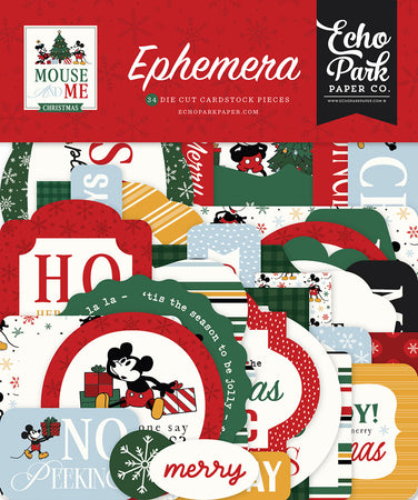 Echo Park Mouse And Me Christmas - Ephemera Icons