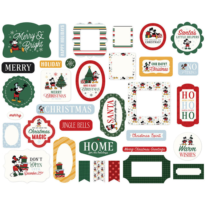 Echo Park Mouse And Me Christmas - Ephemera Icons