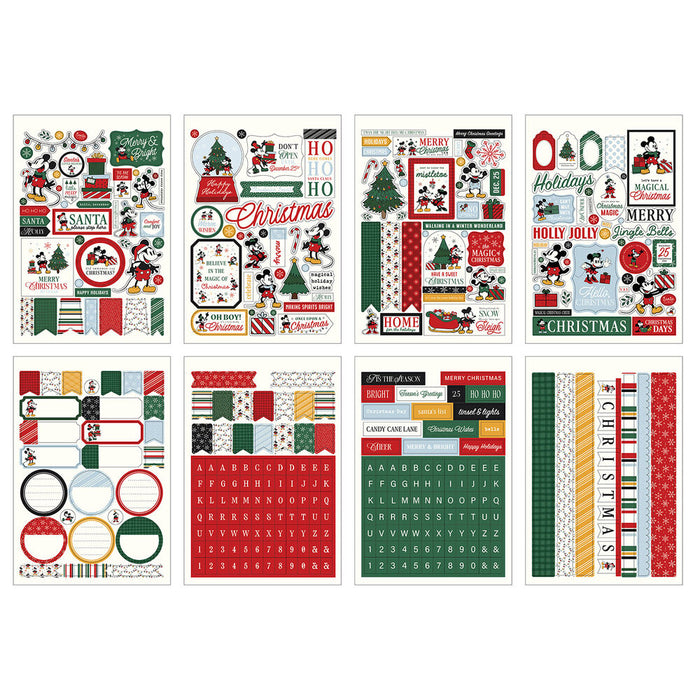 Echo Park Mouse And Me Christmas - Sticker Book