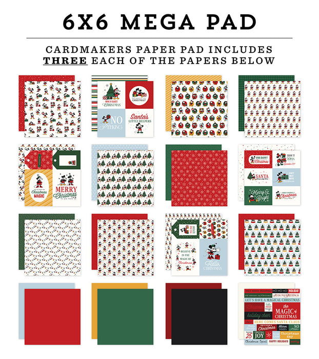 Echo Park Mouse And Me Christmas - 6x6 Mega Pad