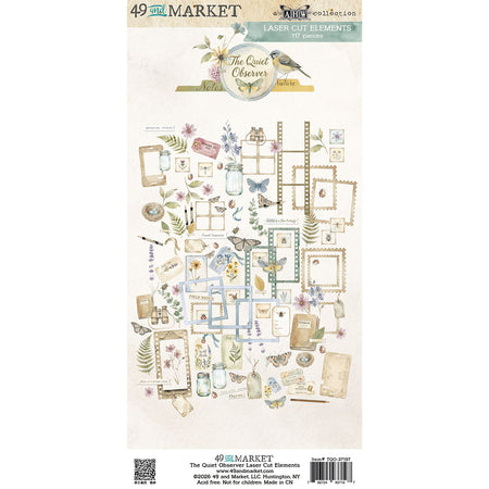 49 & Market The Quiet Observer - Laser Cut Elements