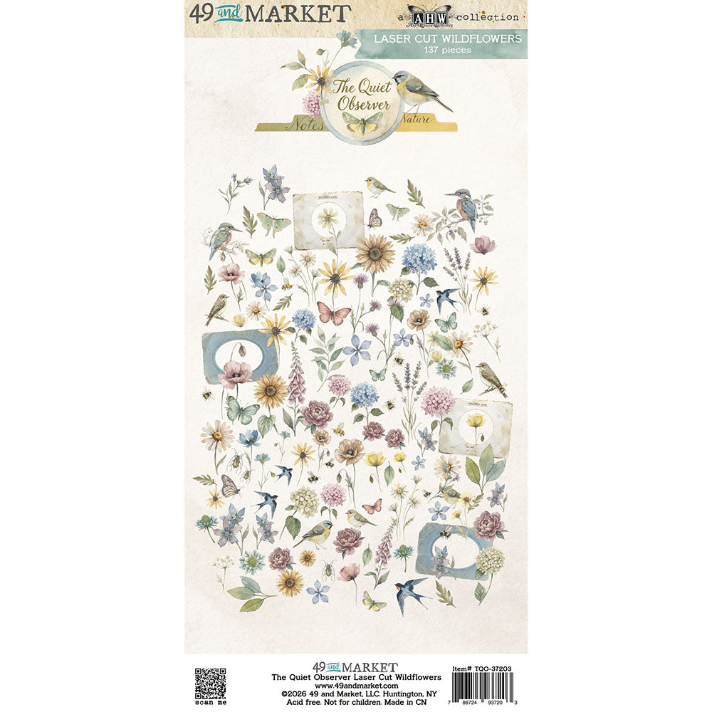 49 & Market The Quiet Observer - Laser Cut Wildflowers