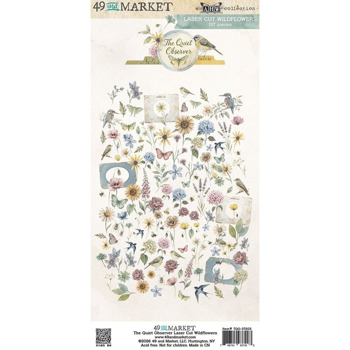 49 & Market The Quiet Observer - Laser Cut Wildflowers