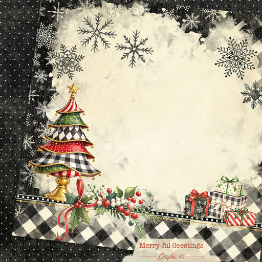 Graphic 45 Merry-Ful Greetings - Christmas Tree Layout