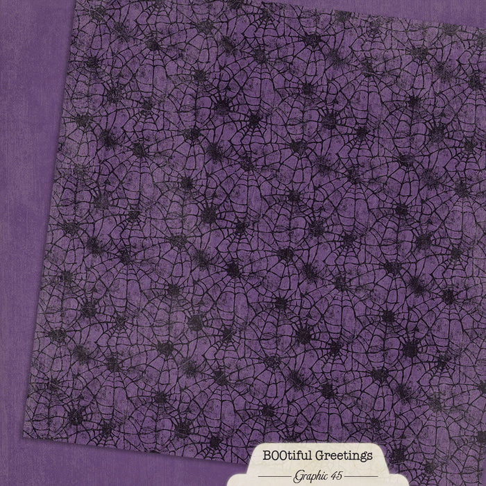 Graphic 45 BOOtiful Greetings - Potion Purple