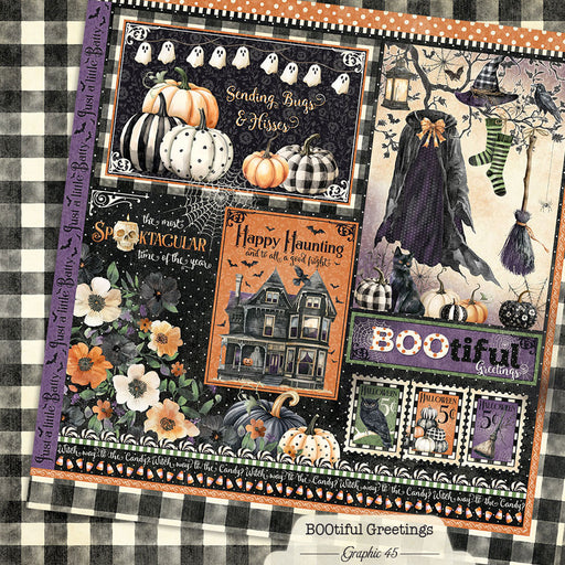 Graphic 45 BOOtiful Greetings - Signature Cut Apart