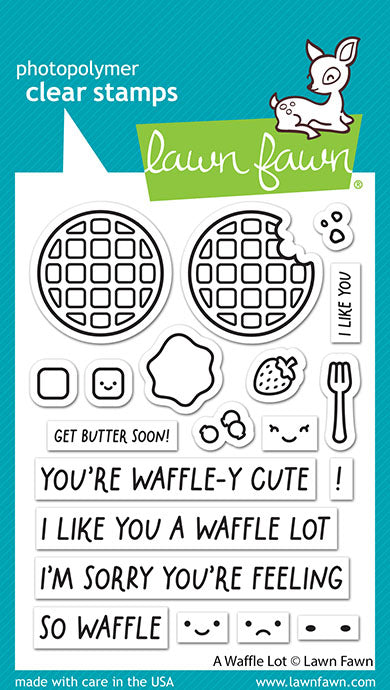 Lawn Fawn Clear Stamps - A Waffle Lot Stamps