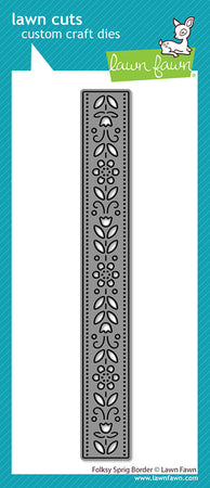 Lawn Fawn Craft Die - Folksy Sprig Border