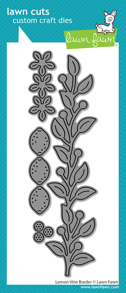 Lawn Fawn Craft Die - Lemon Vine Border