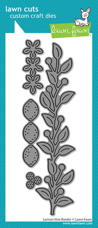 Lawn Fawn Craft Die - Lemon Vine Border