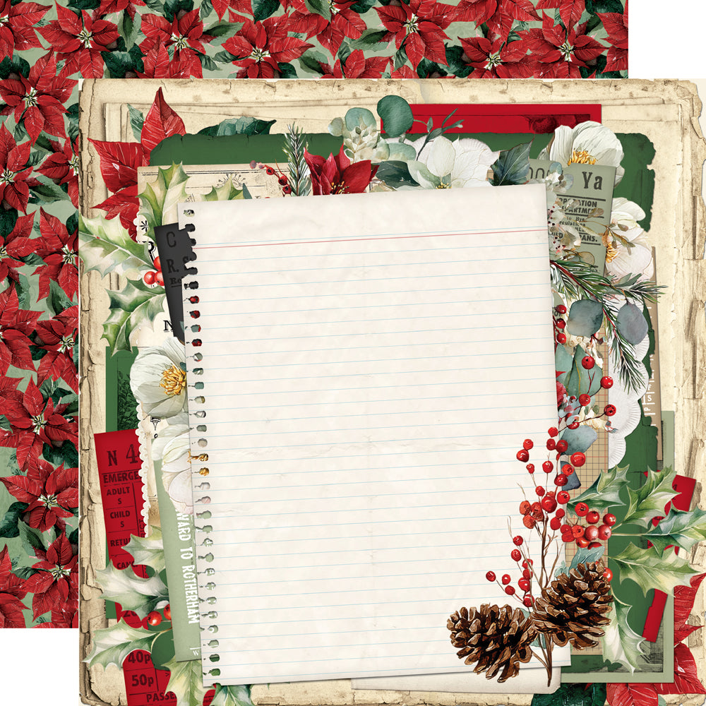 Simple Stories Simple Vintage Old Fashioned Christmas - Bells And Boughs