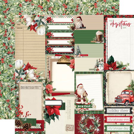 Simple Stories Simple Vintage Old Fashioned Christmas - Journal Elements