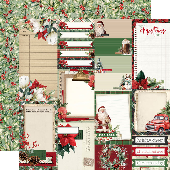Simple Stories Simple Vintage Old Fashioned Christmas - Journal Elements