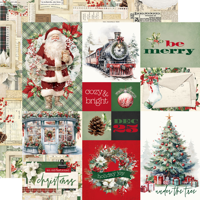 Simple Stories Simple Vintage Old Fashioned Christmas - Combo Elements
