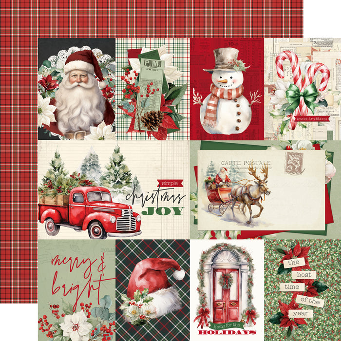Simple Stories Simple Vintage Old Fashioned Christmas - 3x4/4x6 Elements