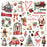 Simple Stories Simple Vintage Old Fashioned Christmas - Chipboard Pieces