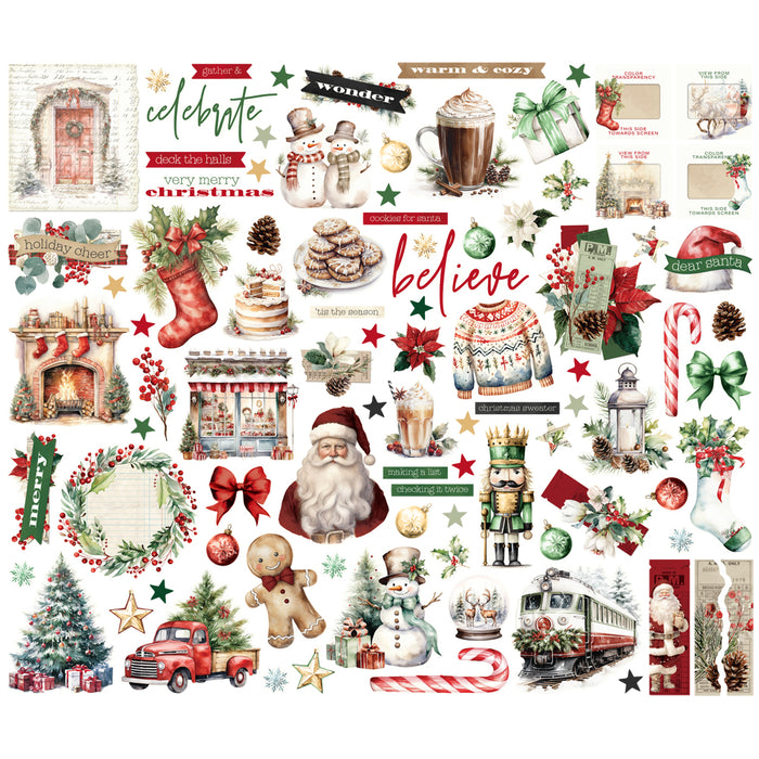 Simple Stories Simple Vintage Old Fashioned Christmas - Bits & Pieces