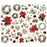 Simple Stories Simple Vintage Old Fashioned Christmas - Floral Bits & Pieces