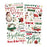 Simple Stories Simple Vintage Old Fashioned Christmas - Foam Stickers