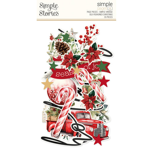 Simple Stories Simple Vintage Old Fashioned Christmas - Page Pieces